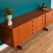 Vintage Teak Vanson Sideboard, British 1970s By Peter Haywood