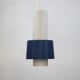 Old Danish design lamp in white/gray and blue colours - Denmark 60's