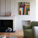 Colorful abstract painting "Rainbow n°4" 72x60 cm