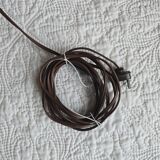 Pair of lamps signed by Jean Perzel – cylindrical with an oblique opening.