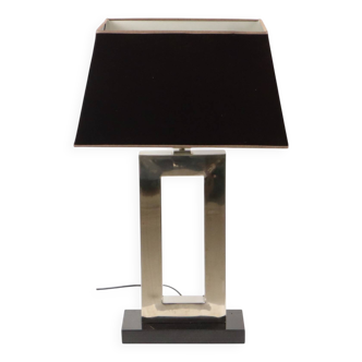 Eichholtz Arlington Design Table Lamp Stainless Steel Granite Base 72cm