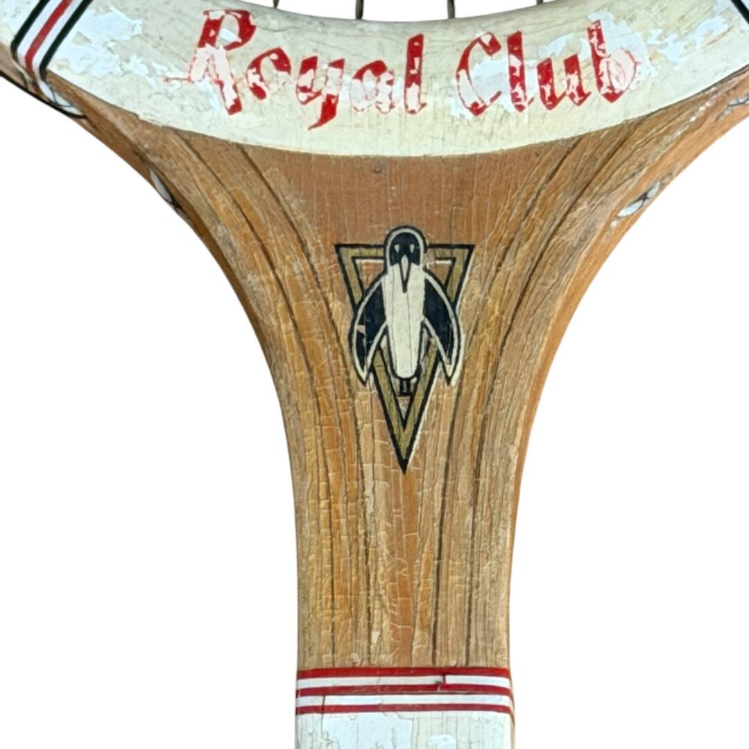 Vintage Pinguin rackets from the 1960s.