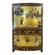 Cabinet chinois / oriental vintage avec feuille d'or / scène traditionnelle