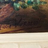 Oil on canvas: Anemones' basket