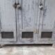 Patinated industrial wardrobe