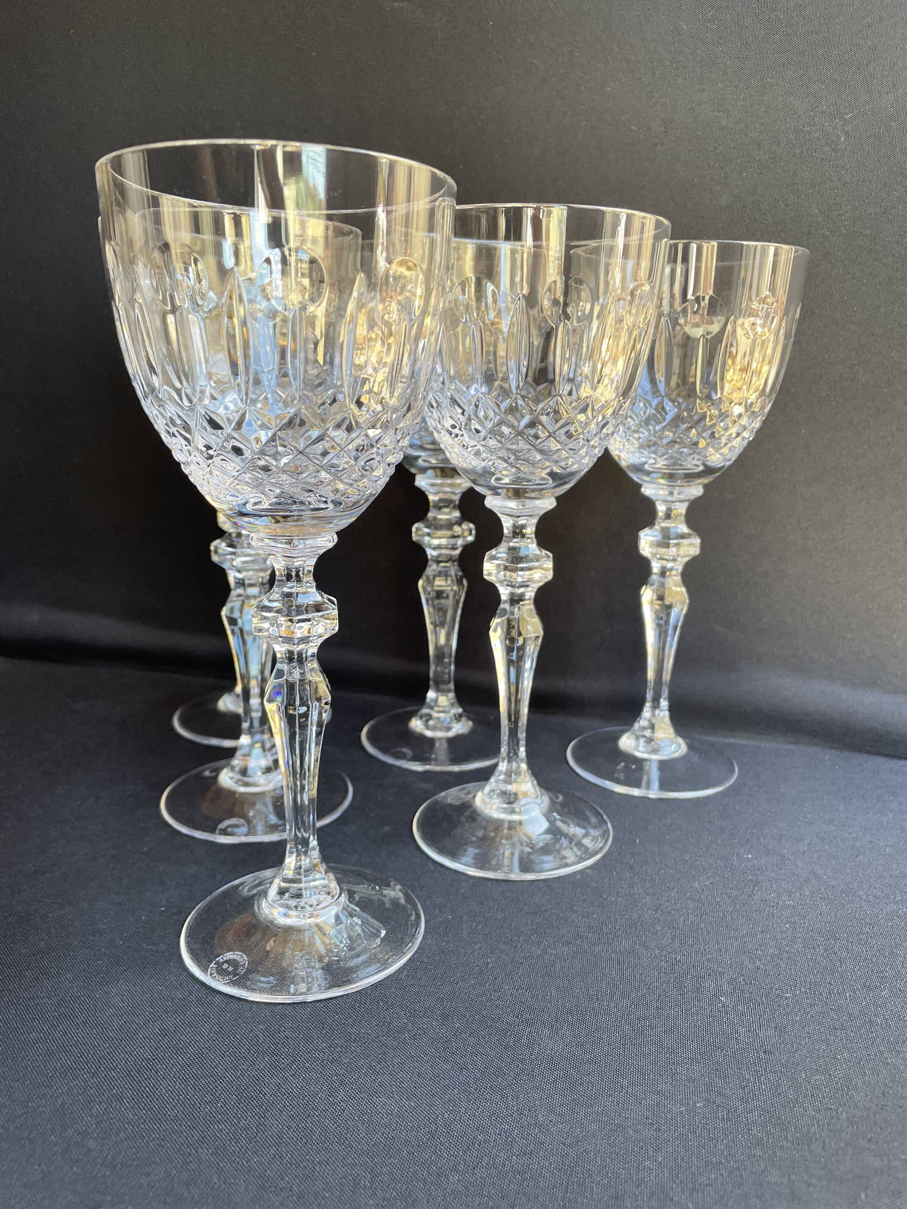 Red wine glasses Théodore Heitzman