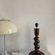 Large turned wooden lamp base, 1960