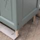 Renovated vintage sideboard with khaki paint – Haussmann chic & bohemian style