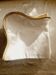 12 D. Porthault white and gold napkins.