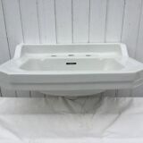 White ceramic washbasin, 1950