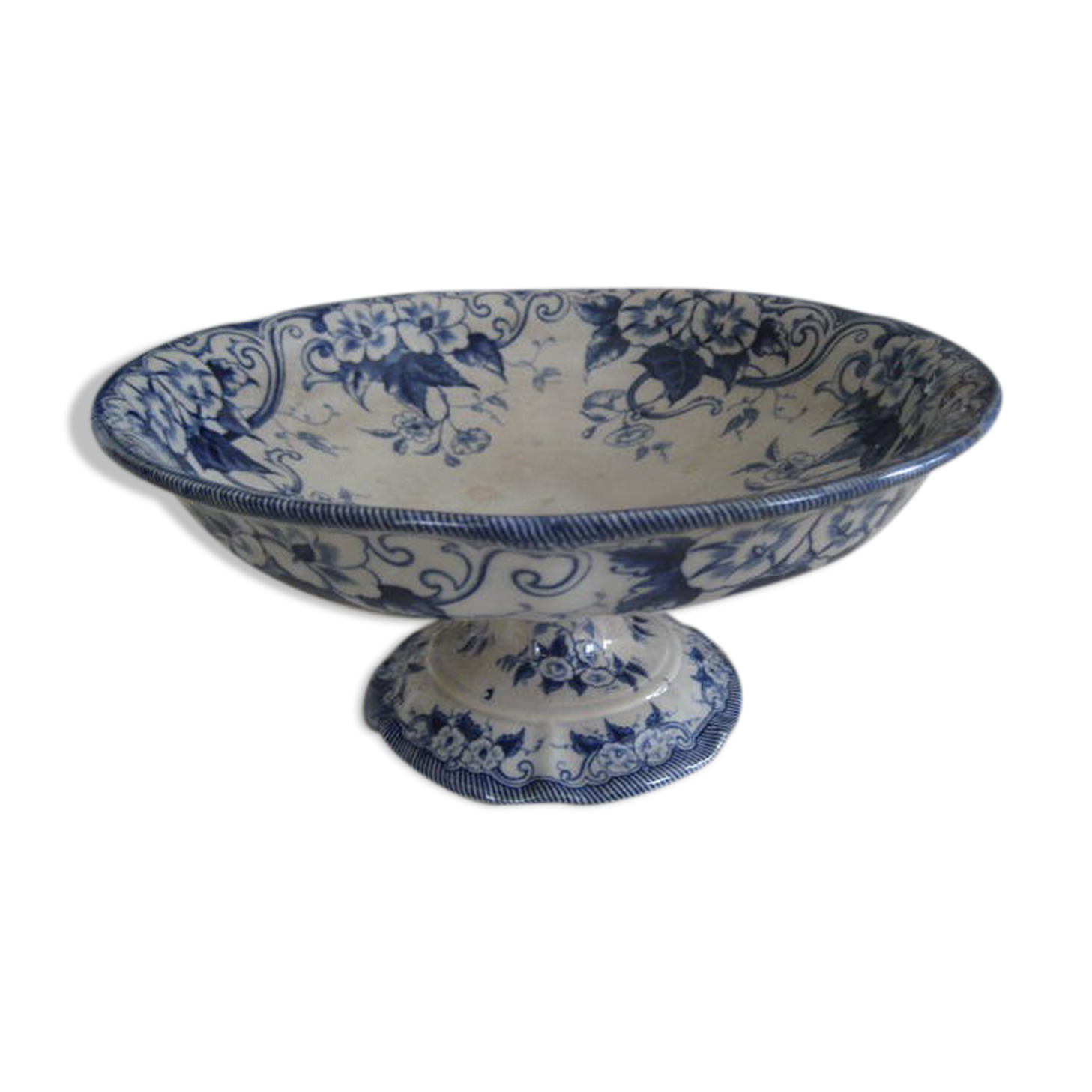 Compotier Flora Creil and Montereau model Volubilis