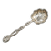 Pickle spoon, Art Nouveau, silver-plated brass, Poland, early 20th century