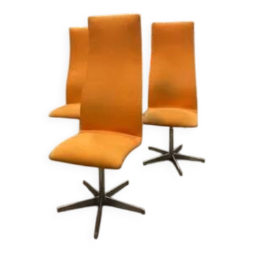 6 Oxford chairs by Jacobsen