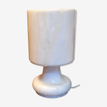 Marble bedside lamp