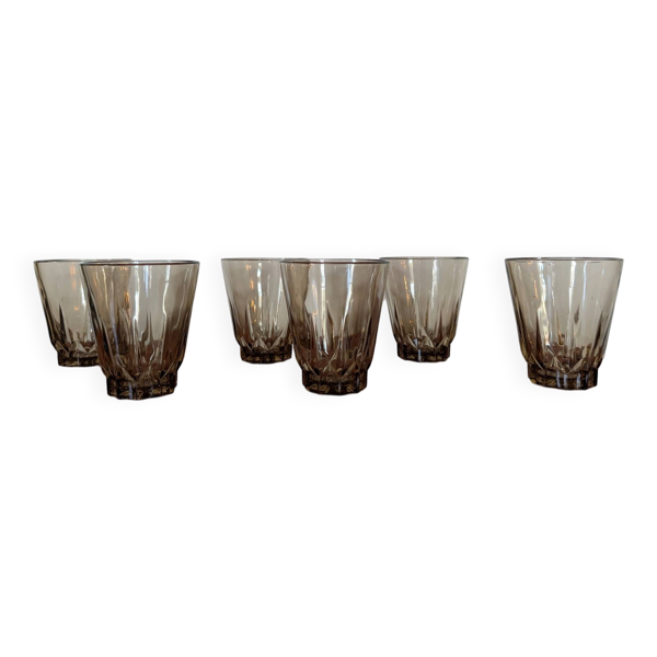 Verres fumés années 70