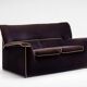 Lauriana sofa in velvet by Afra & Tobia Scarpa