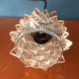 Chiseled glass hanging