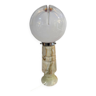 Mazzega lamp in Murano glass and onyx – Italian design – 1960s/1970s