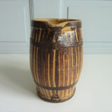 Barrel-looking water pitcher