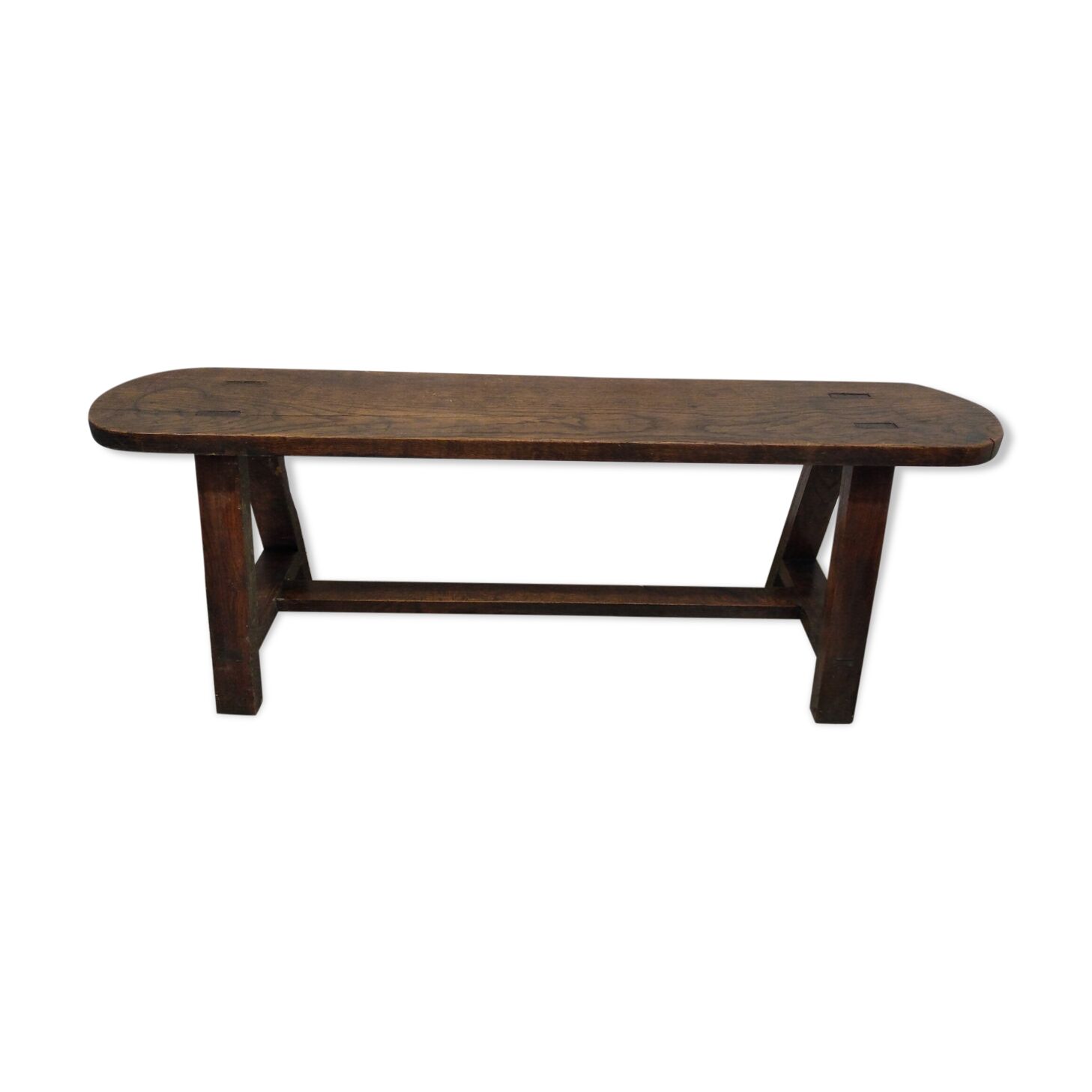 Antique solid wood bench