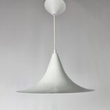 Vintage metal trumpet pendant, 1970s