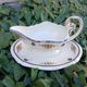 Large antique sauceboat from Gien