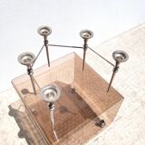 Scandinavian chrome modular candle holder 1970