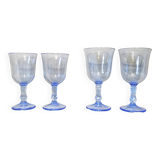 4 verres à pied
