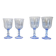 4 stemmed glasses