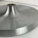 Space Age Flush Light Les Arcs Brushed Aluminum, 1960-70s