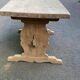 Renovated 19th century solid wood monastery farmhouse table 180cm