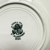 12 assiettes plates Terre de fer modèle Iris