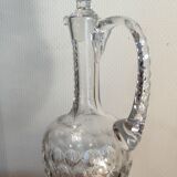 Old crystal decanter