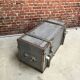 Wooden military transport trunk