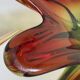 Large Murano crystal bowl from the 60s