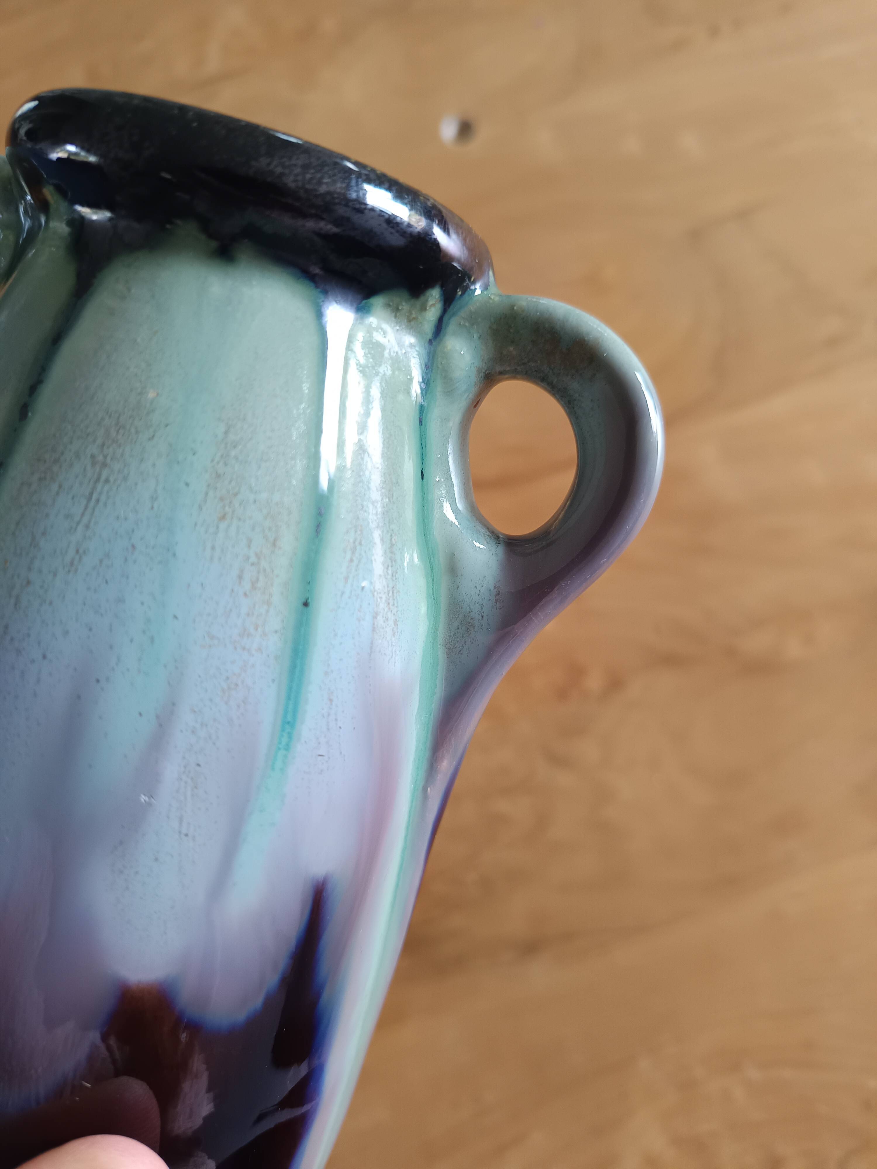 Art Deco ceramic vase no. 478 - Thulin Faience Factory