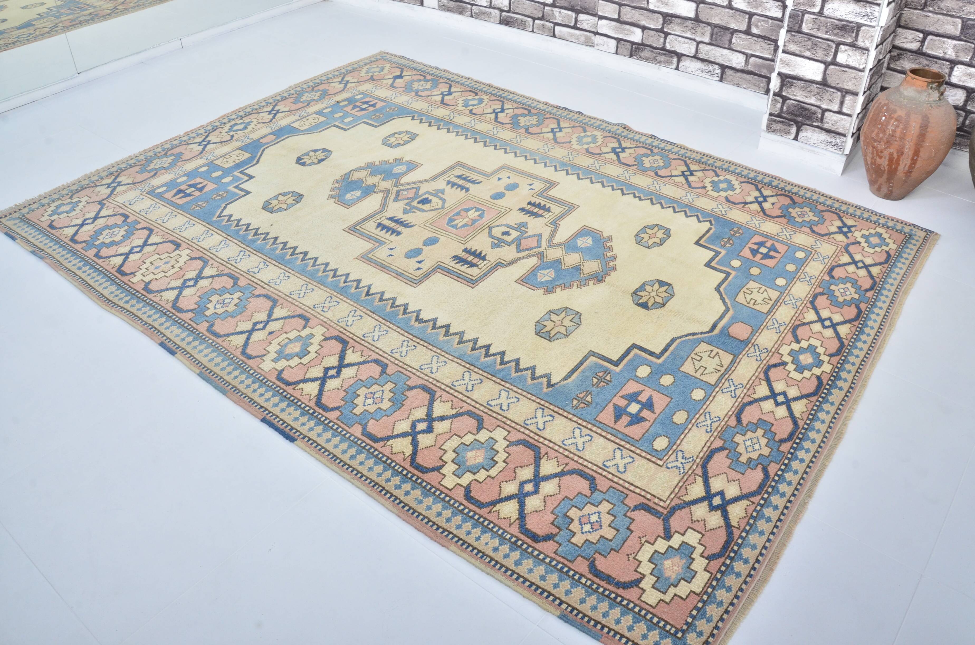 Large Vintage Oushak Rug sku 3520