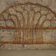 Rattan headboard