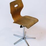 Swiss made height adjustable childrens school chair by Embru, 1960