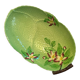 Slip fruit cup leaves flowers Carlton Ware England