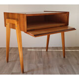 Vintage wooden bedside table 1960