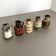Set of five pottery fat vava "414-16" vases Made by Scheurich, Germany