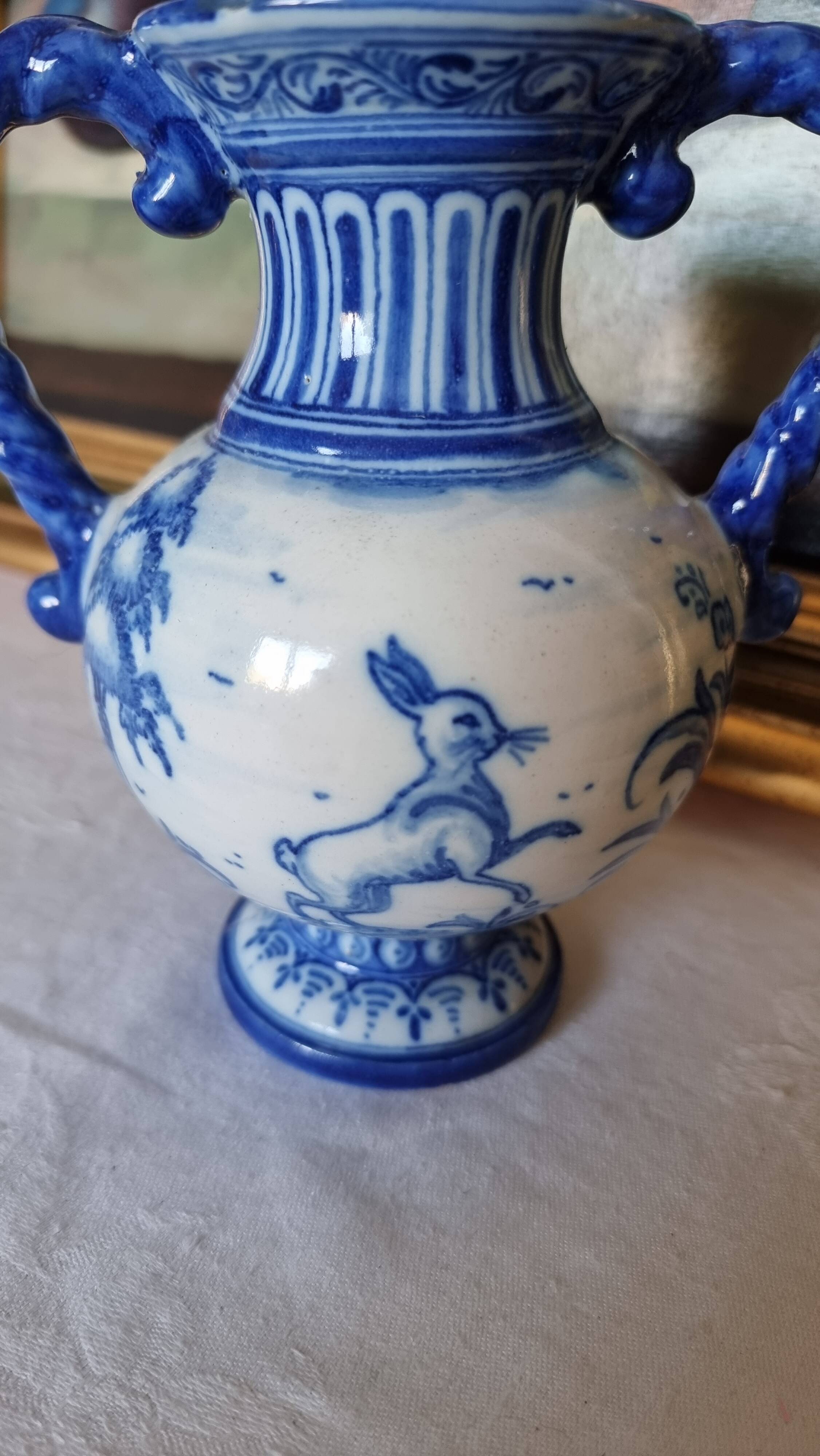Ceramic pitcher from the Spanish manufacture Talavera de la Reina.