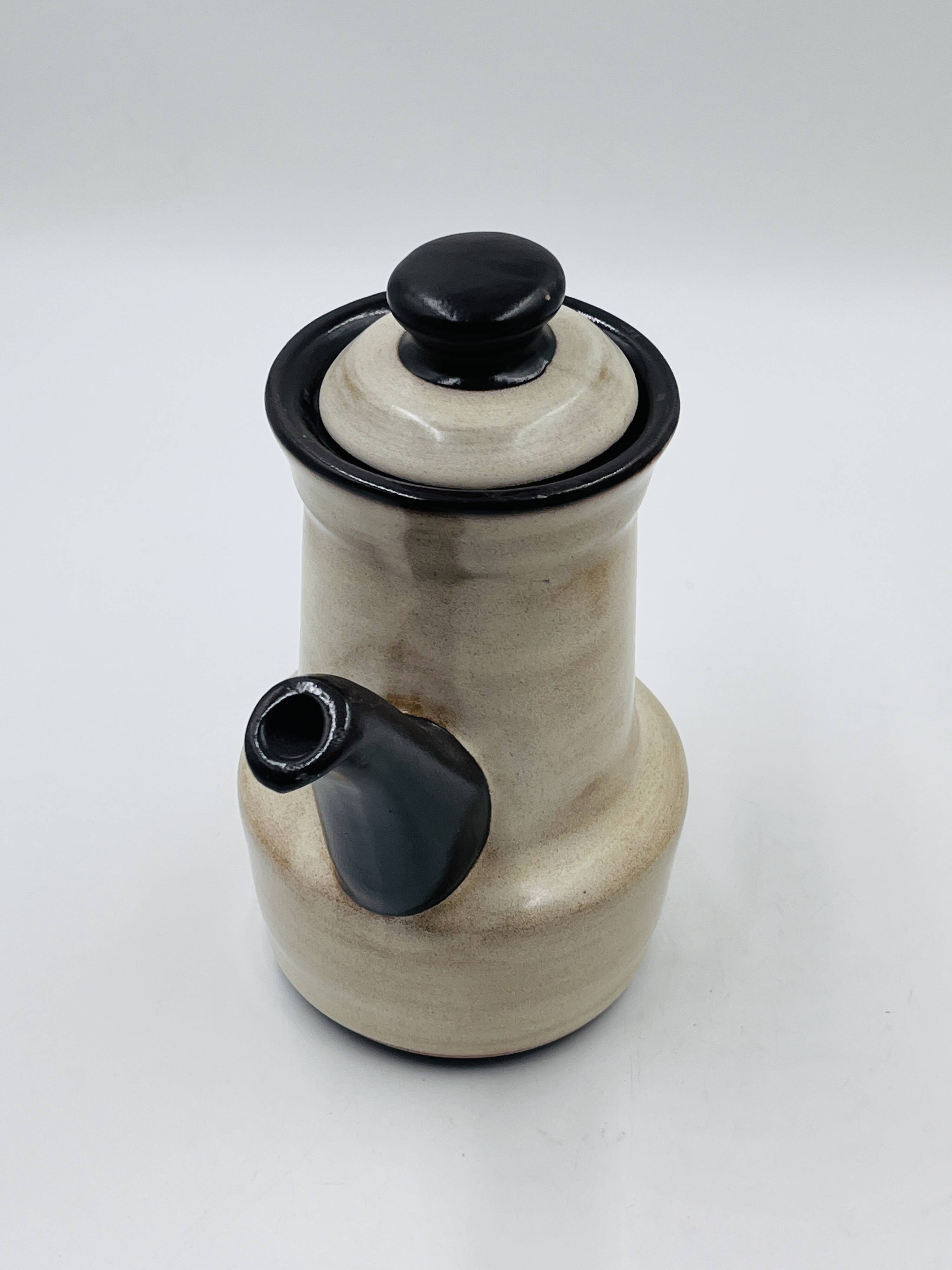 Vintage tableware service from West Germany from the 1970s.