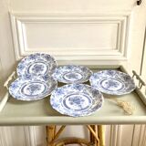 Dessert plates Honorine Arcopal 1980