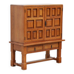 Cabinet en chêne espagnol - fer