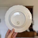 Vintage white slip plates