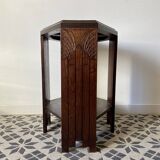 Art deco mahogany side table