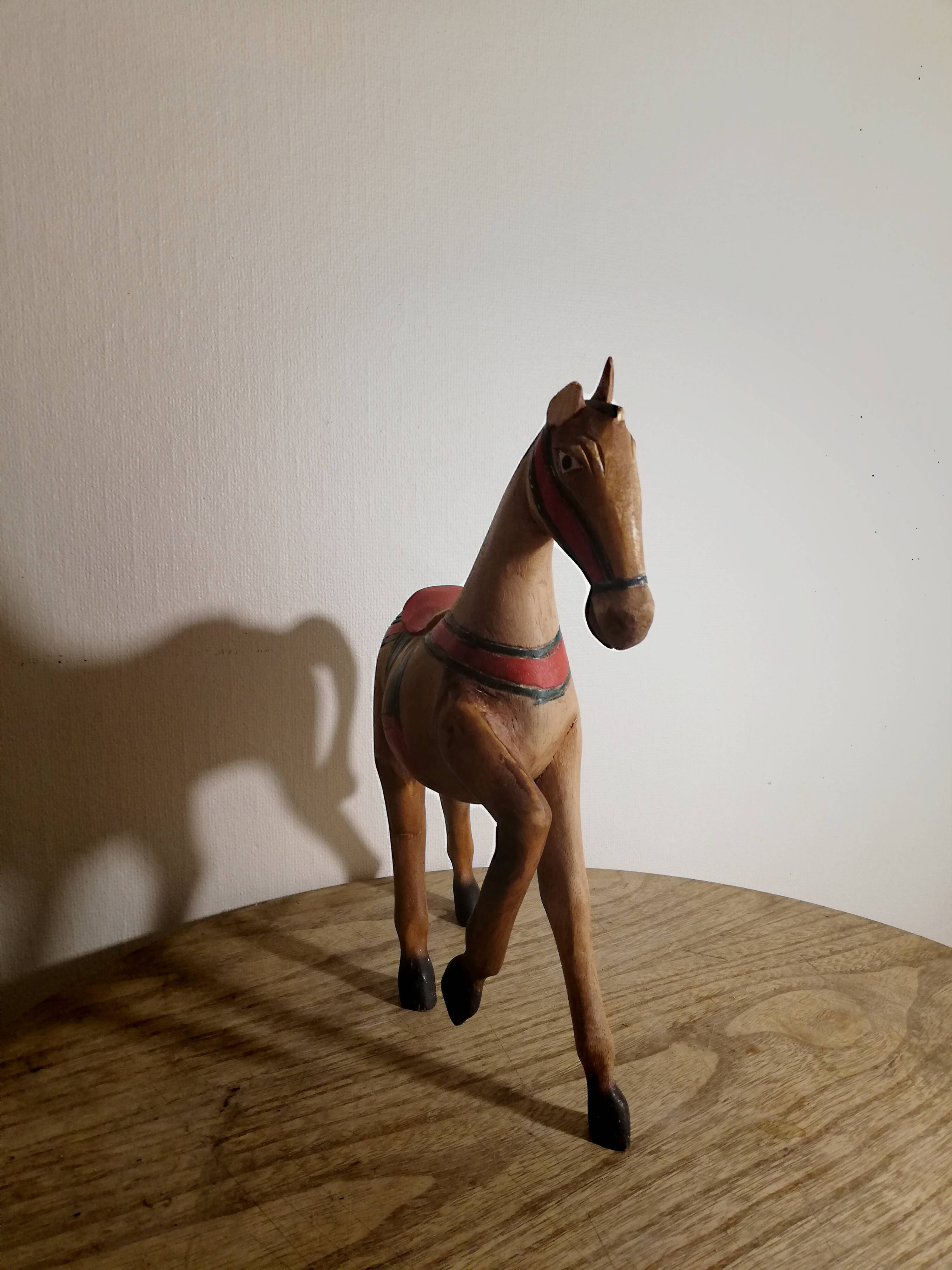 Vintage wooden horse