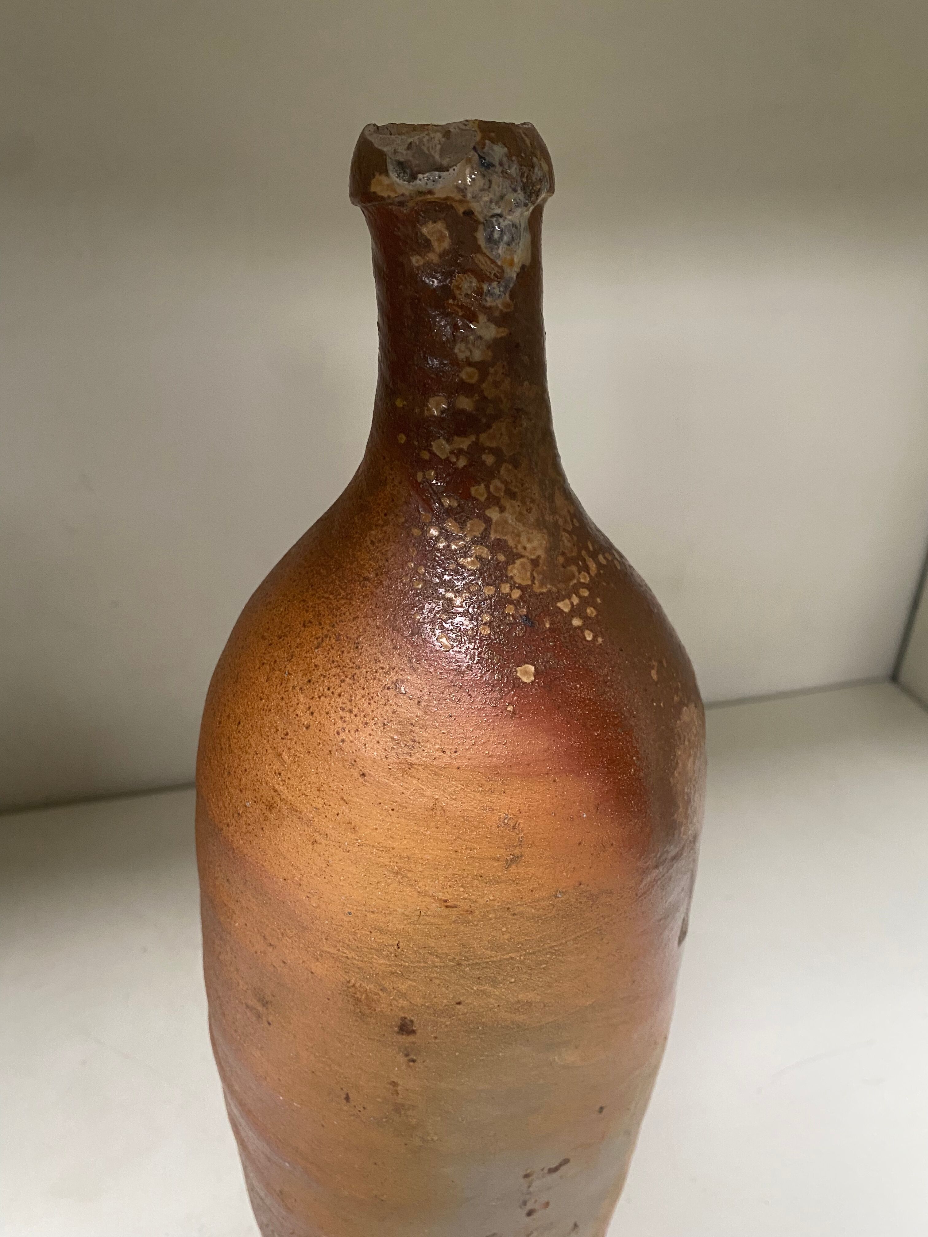 Old sandstone bottle